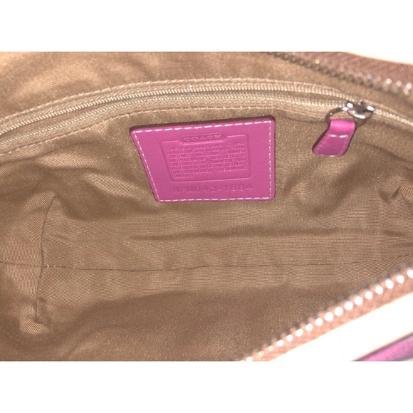 Colorful Striped Coach Purse - Picture 3 of 4